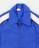 70's Vintage Men's Blue Stripped Wind Breaker - S sold by Rokit