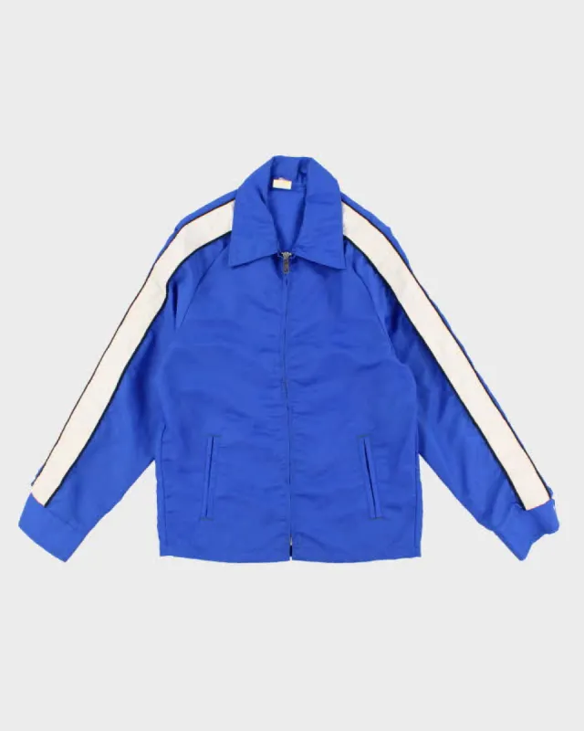 70's Vintage Men's Blue Stripped Wind Breaker - S sold by Rokit