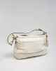 Vintage Y2K Womens Cream Leather Coach Handbag sold by Rokit