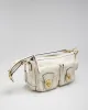 Vintage Y2K Womens Cream Leather Coach Handbag sold by Rokit