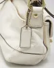 Vintage Y2K Womens Cream Leather Coach Handbag sold by Rokit