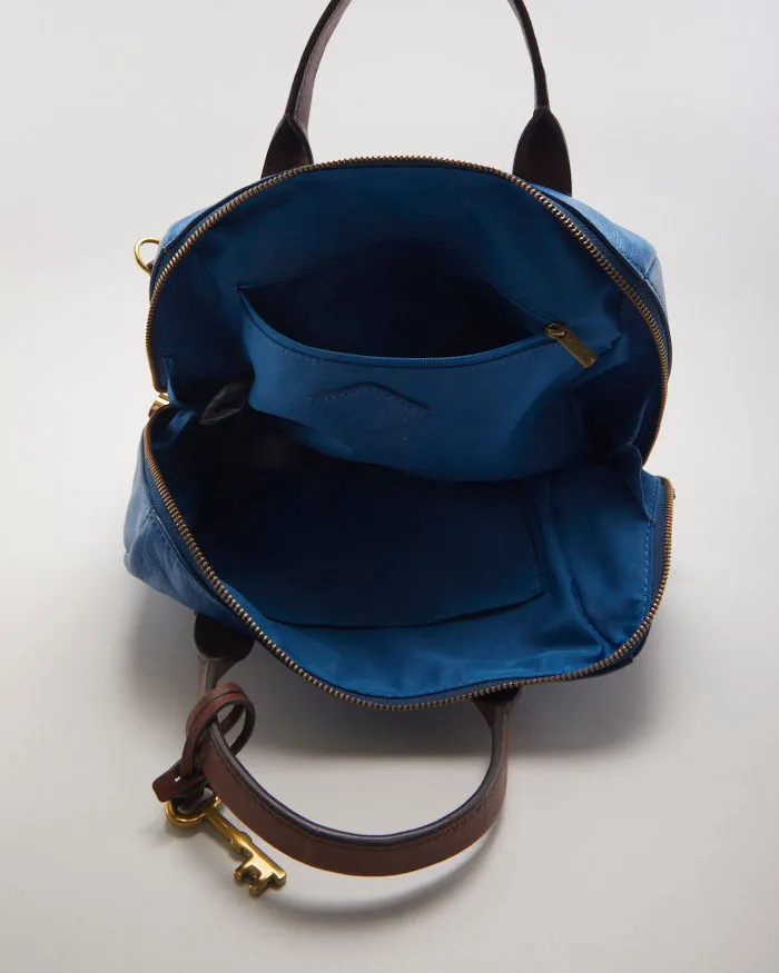 Fossil Blue Leather Bag sold by Rokit product image thumbnail 4