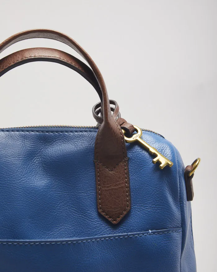 Fossil Blue Leather Bag sold by Rokit product image thumbnail 3