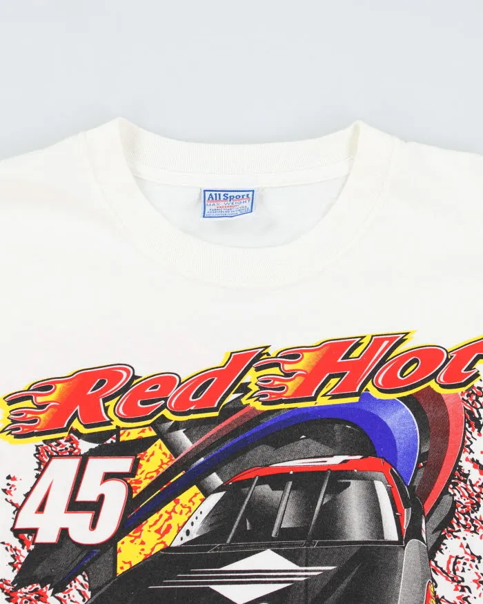 Vintage 1990s Red Hot Racing T-Shirt - XL sold by Rokit product image thumbnail 3