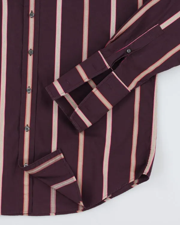 Vintage Yves Saint Laurent Striped Shirt - L sold by Rokit product image thumbnail 4