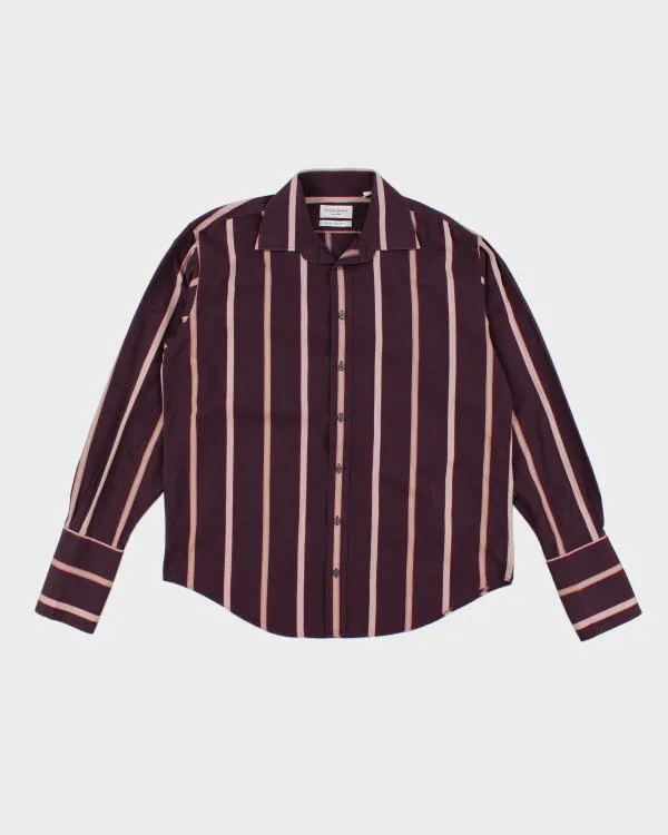 Vintage Yves Saint Laurent Striped Shirt - L sold by Rokit