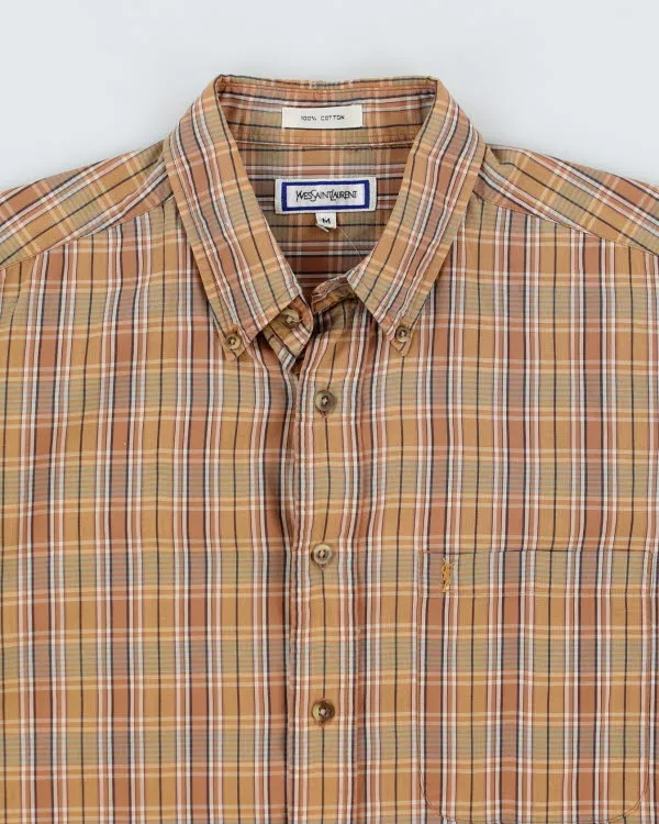 Vintage Yves Saint Laurent Check Shirt - M sold by Rokit product image thumbnail 3