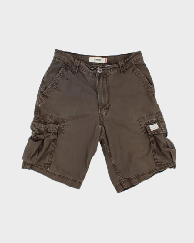 00s Levi's Brown Cargo Shorts - W32 sold by Rokit