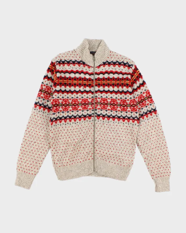 Vintage 60s Pendleton Wool Zip Up Jumper - M sold by Rokit