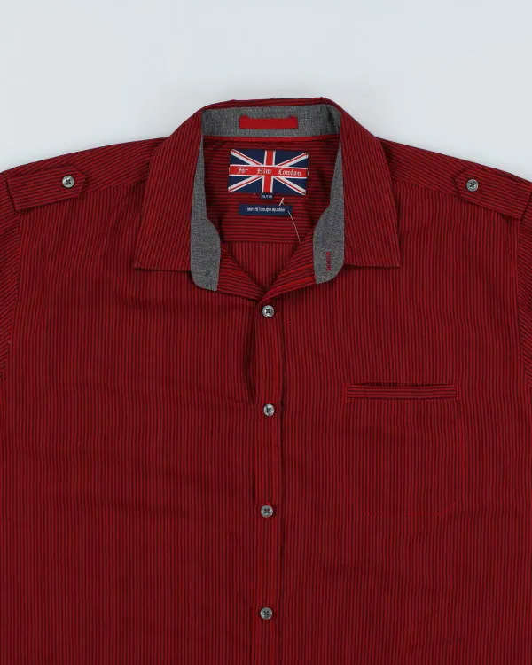 Y2k 00s For Him London Stripe Shirt - XXL sold by Rokit product image thumbnail 3