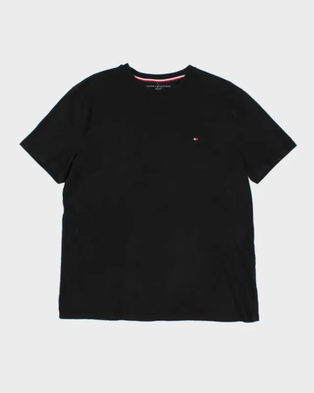 Tommy Hilfiger Plain Black T-Shirt - L made by Tommy Hilfiger