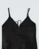 Vintage Black Slip Dress - M sold by Rokit