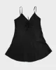 Vintage Black Slip Dress - M sold by Rokit