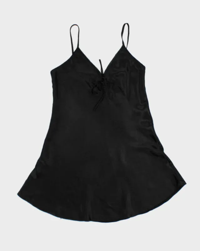 Vintage Black Slip Dress - M sold by Rokit