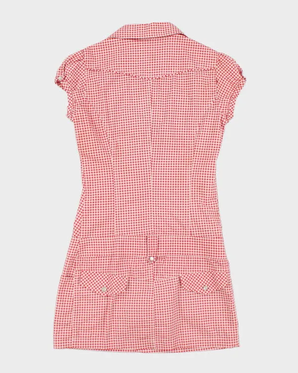 Y2k 00s Gingham Mini Dress - S sold by Rokit product image thumbnail 2