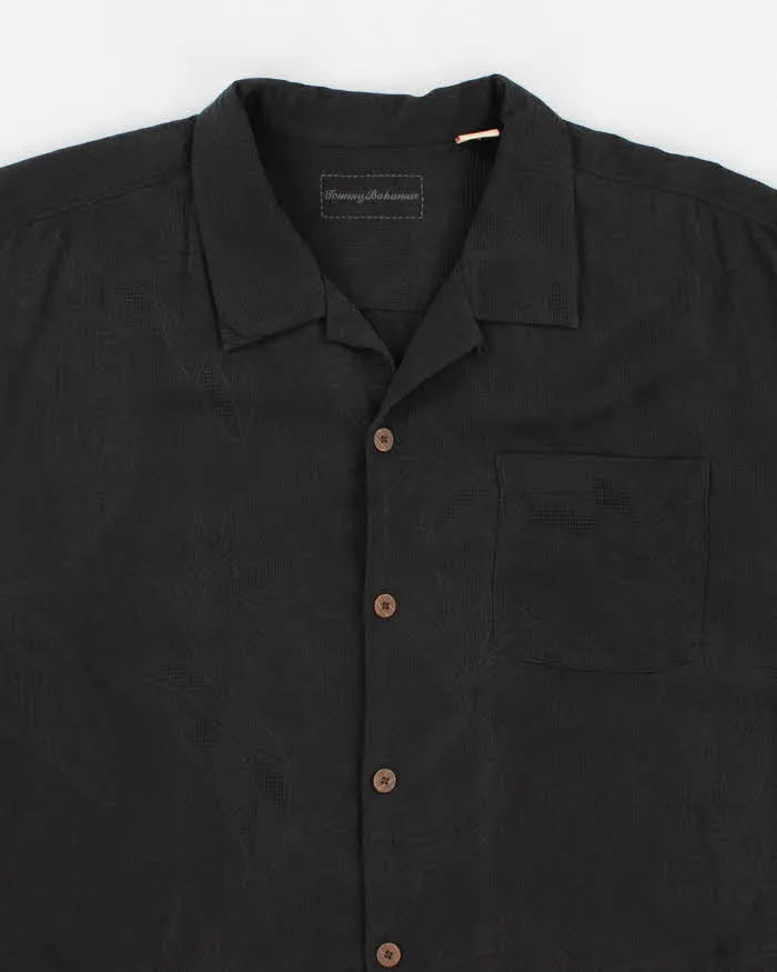 Vintage 90s Tommy Bahama Black Hawaiian Silk Shirt - XL sold by Rokit product image thumbnail 3