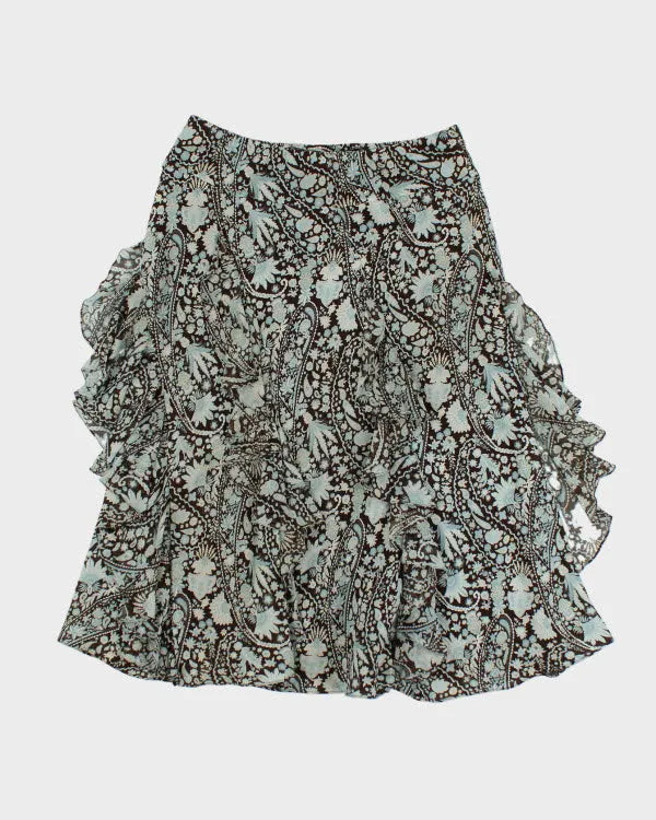 Jones New York Silk Ruffle Skirt - S sold by Rokit