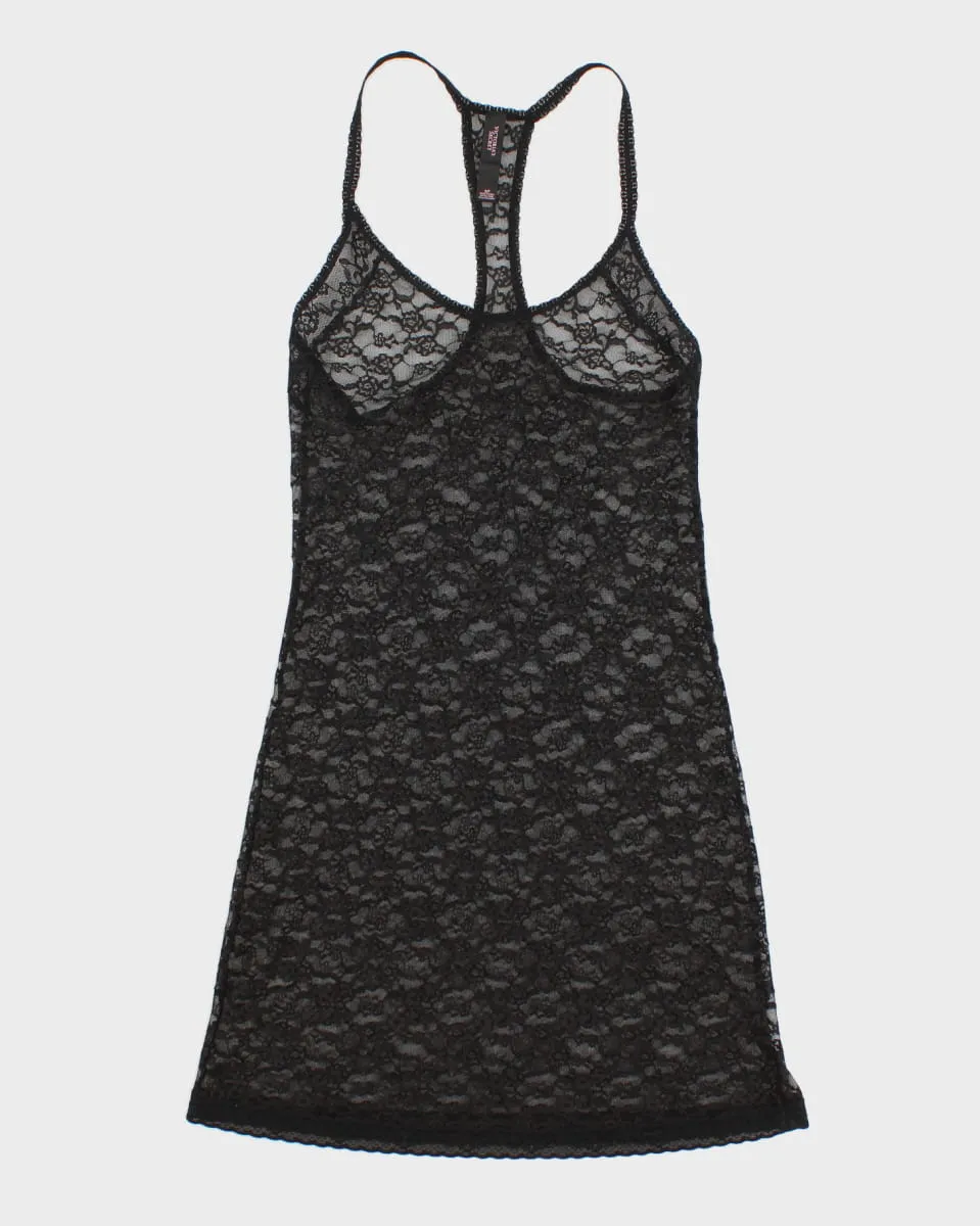 Black Victoria's Secret Lace Lingerie Nightwear Slip - S sold by Rokit