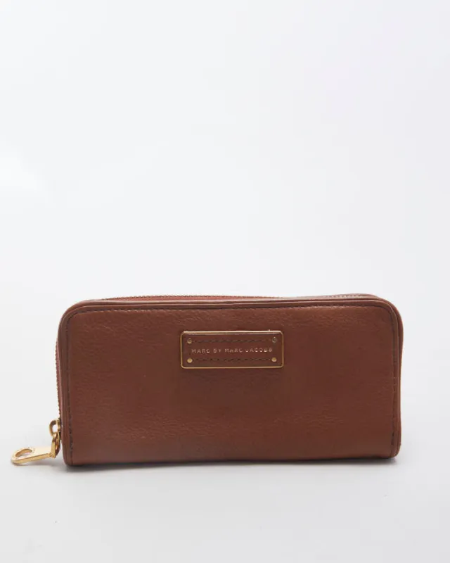 Marc By Marc Jacobs Brown Leather Wallet - O/S sold by Rokit