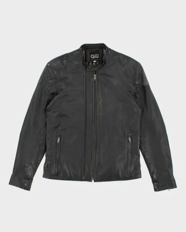 Vintage Woman's Leather Biker Style Jacket - S sold by Rokit