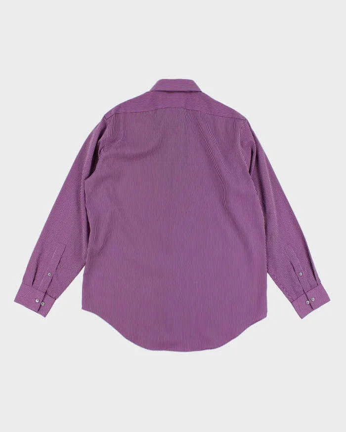 Vintage Calvin Klein Striped Button Up Shirt - L sold by Rokit product image thumbnail 2