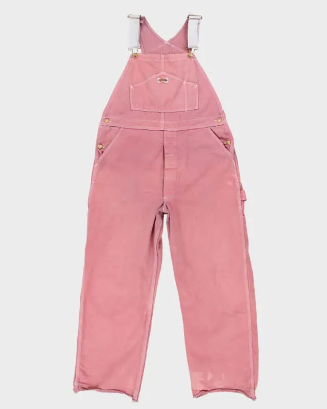 Dickies Pink Dungarees - W36 L32 sold by Rokit