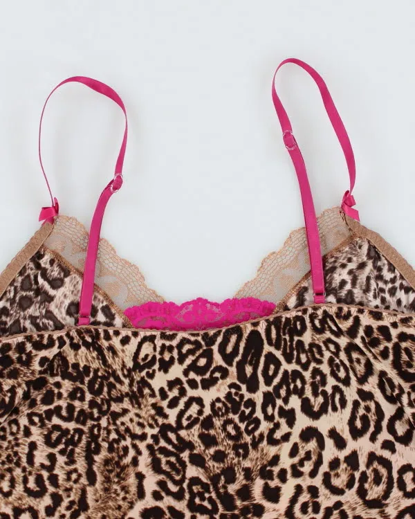 Y2k 00s Leopard Print Cami - M sold by Rokit product image thumbnail 4