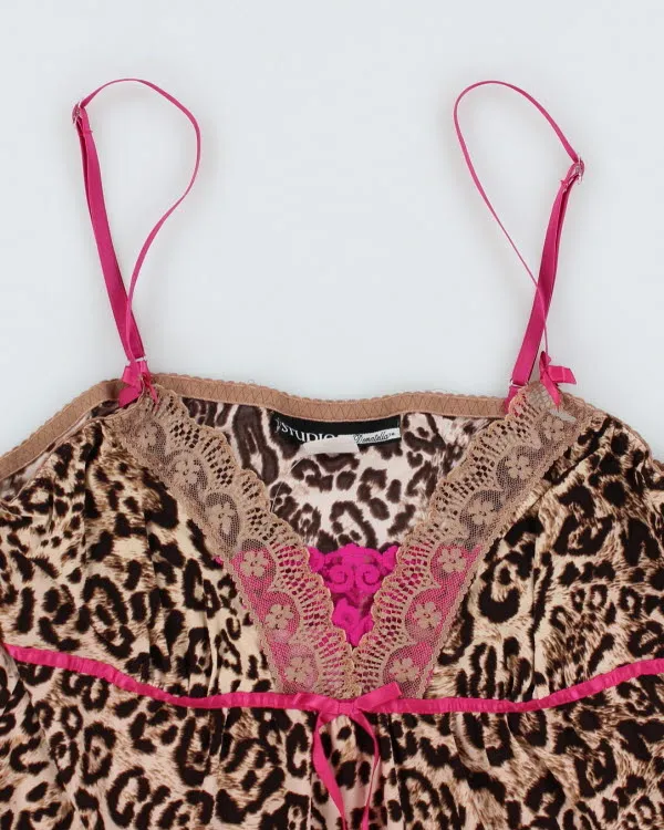 Y2k 00s Leopard Print Cami - M sold by Rokit product image thumbnail 3
