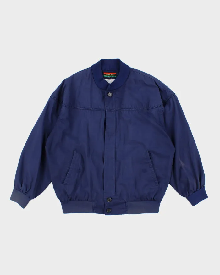 Vintage 90s Churchill Downs Blue Bomber Jacket - L sold by Rokit