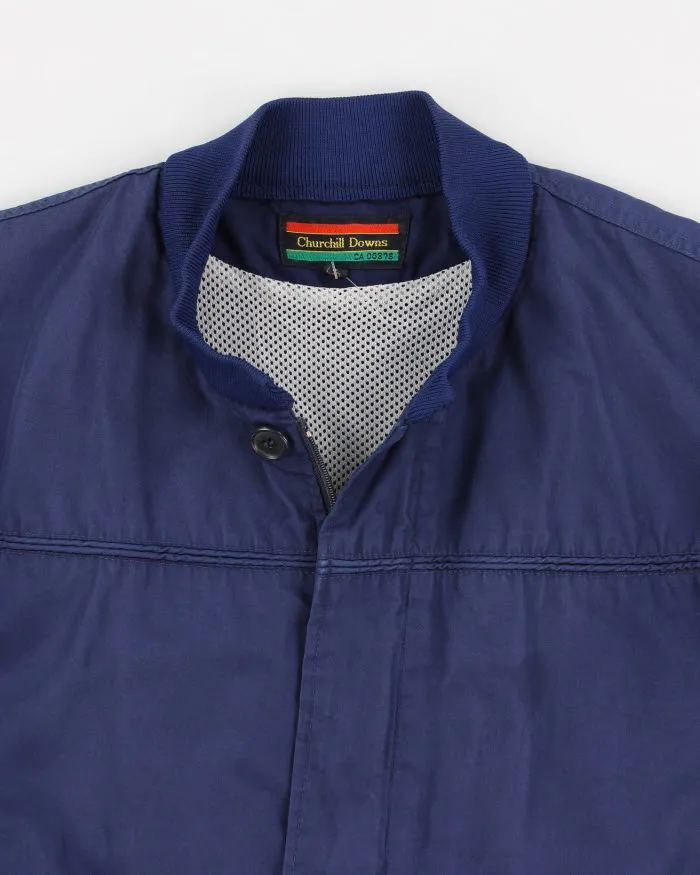 Vintage 90s Churchill Downs Blue Bomber Jacket - L sold by Rokit product image thumbnail 3