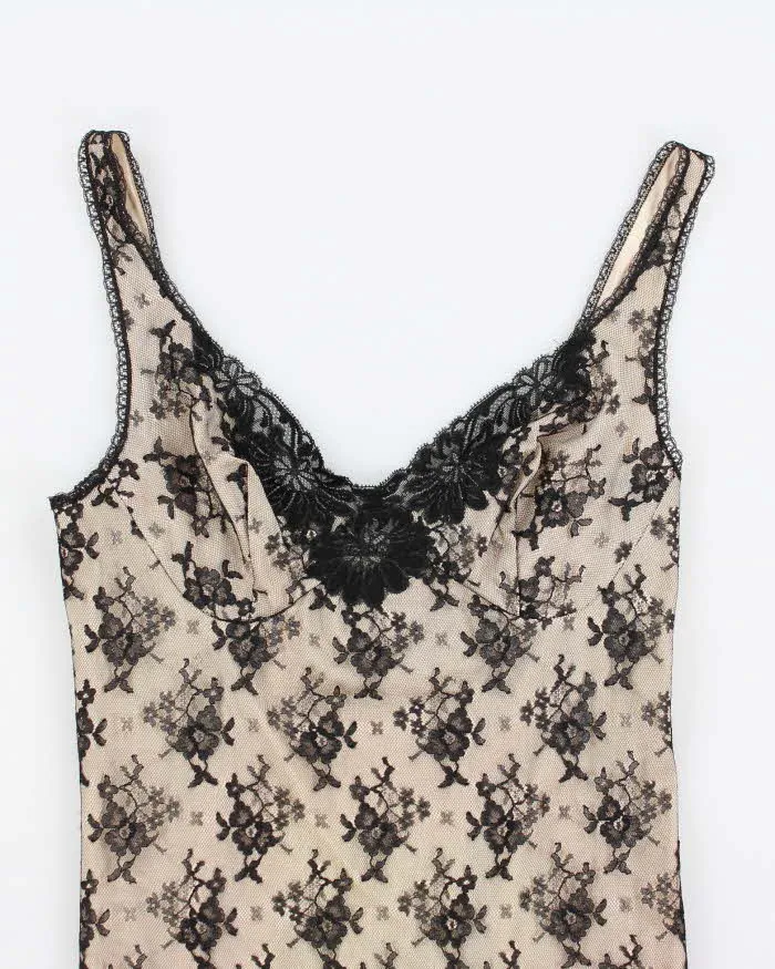 Vintage 90s Lace Mini Dress - S sold by Rokit product image thumbnail 3