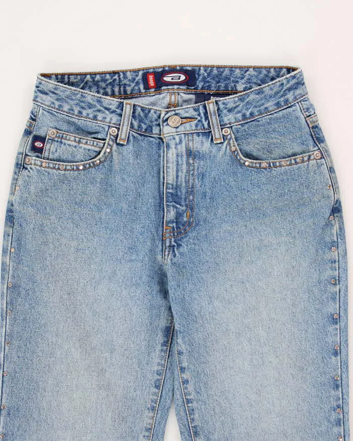 Vintage Y2K Women's Bongo Sequin Flare Jeans - W24 L30 sold by Rokit product image thumbnail 4