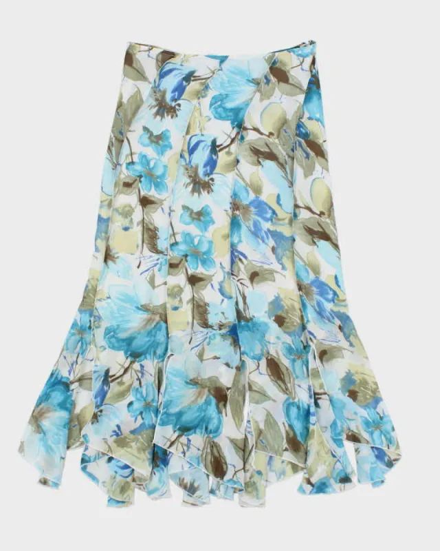Vintage Floral Ruffle Skirt - XS sold by Rokit