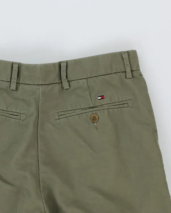 00s Tommy Hilfiger Khaki Green Chino Shorts - W32 sold by Rokit product image thumbnail 4