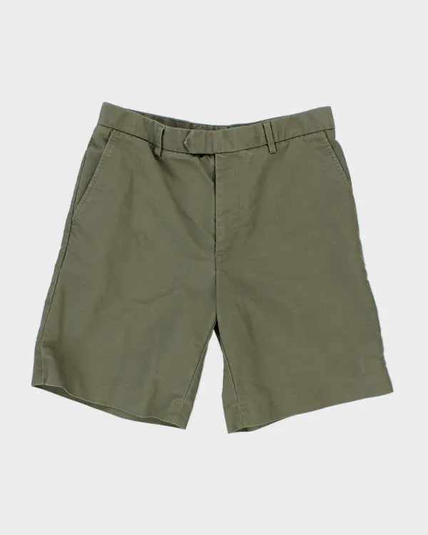 00s Tommy Hilfiger Khaki Green Chino Shorts - W32 sold by Rokit