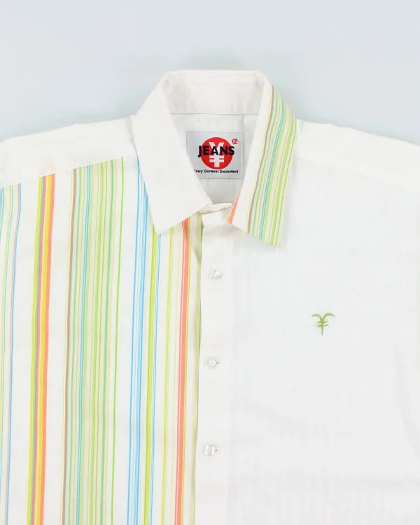 Y2k 00s Yen Jeans Stripe Shirt - XL sold by Rokit product image thumbnail 3