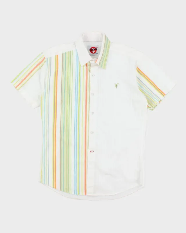 Y2k 00s Yen Jeans Stripe Shirt - XL sold by Rokit