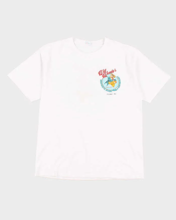 Vintage Wet Wendy's Graphic T-shirt - L sold by Rokit