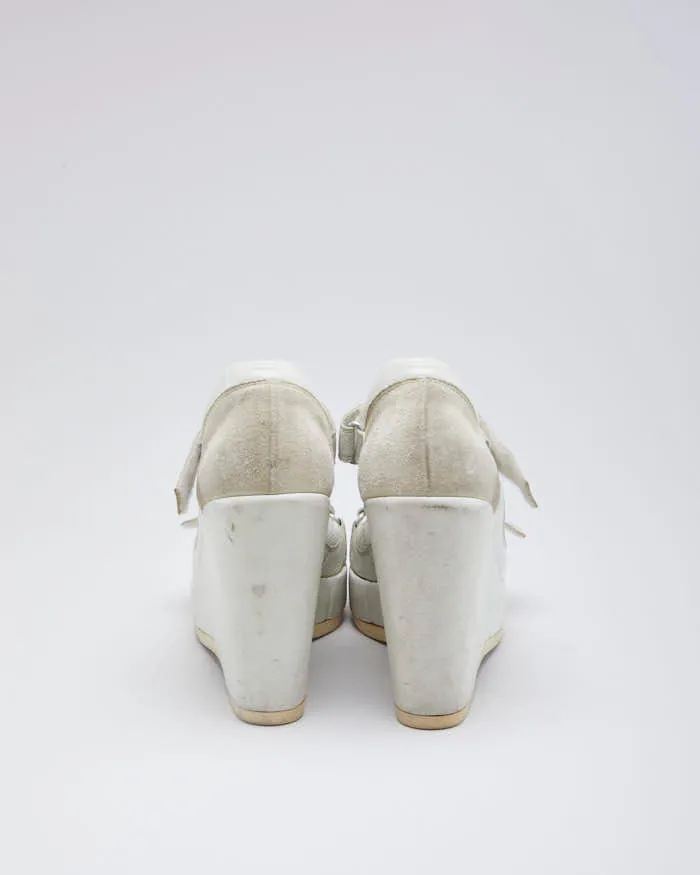 Vintage Woman's Cream Mui Mui Wedges - UK6 sold by Rokit product image thumbnail 4