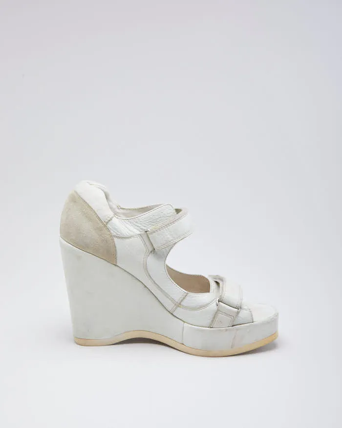 Vintage Woman's Cream Mui Mui Wedges - UK6 sold by Rokit product image thumbnail 2