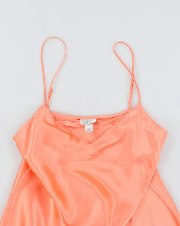 Y2k 00s La Senza Orange Slip Dress - L sold by Rokit product image thumbnail 3