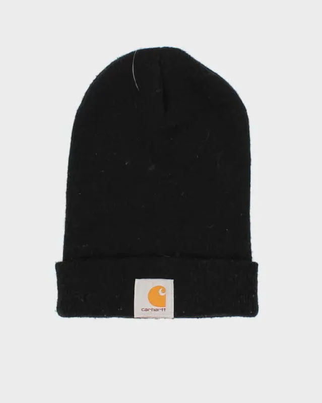 Unisex Black Carhartt Beanie -O/S sold by Rokit