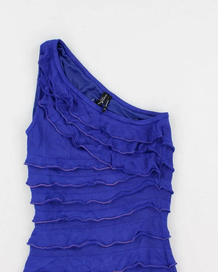 Guess by Marciano Blue Ruffled Mini Dress - XS sold by Rokit product image thumbnail 3