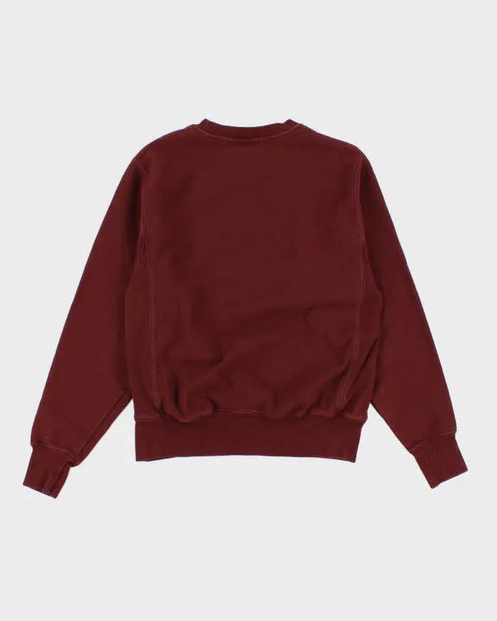 Womens Burgundy Champion Harvard Embroidered Sweatshirt - S sold by Rokit product image thumbnail 2