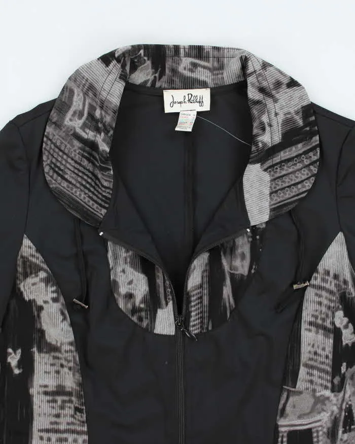 Joseph Ribkoff Women's Black & Grey Ruched Sleeve - M sold by Rokit product image thumbnail 3