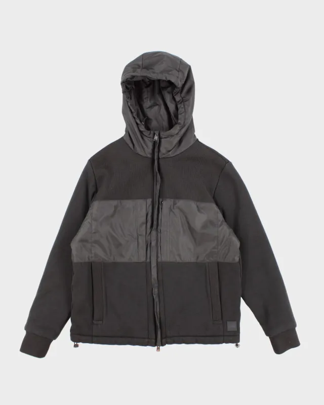 Mens Black Hooded Hugo Boss Sports Jacket - M sold by Rokit