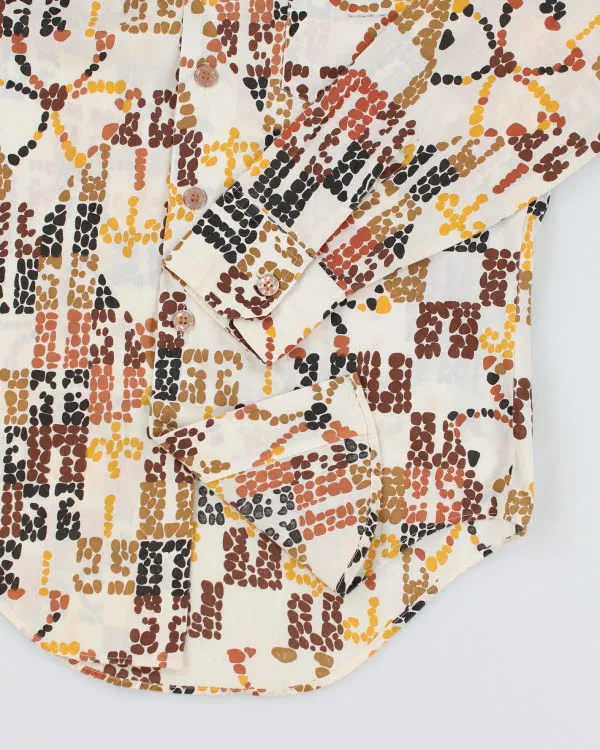 Vintage 70s Pattern Shirt - M sold by Rokit product image thumbnail 4