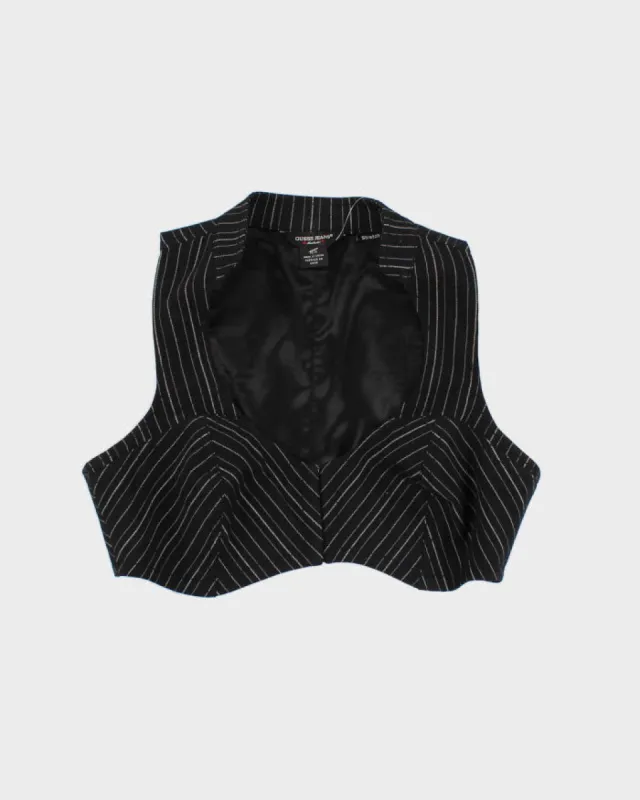 Women's Vintage 00s Guess Cropped Vest Blouse - M sold by Rokit