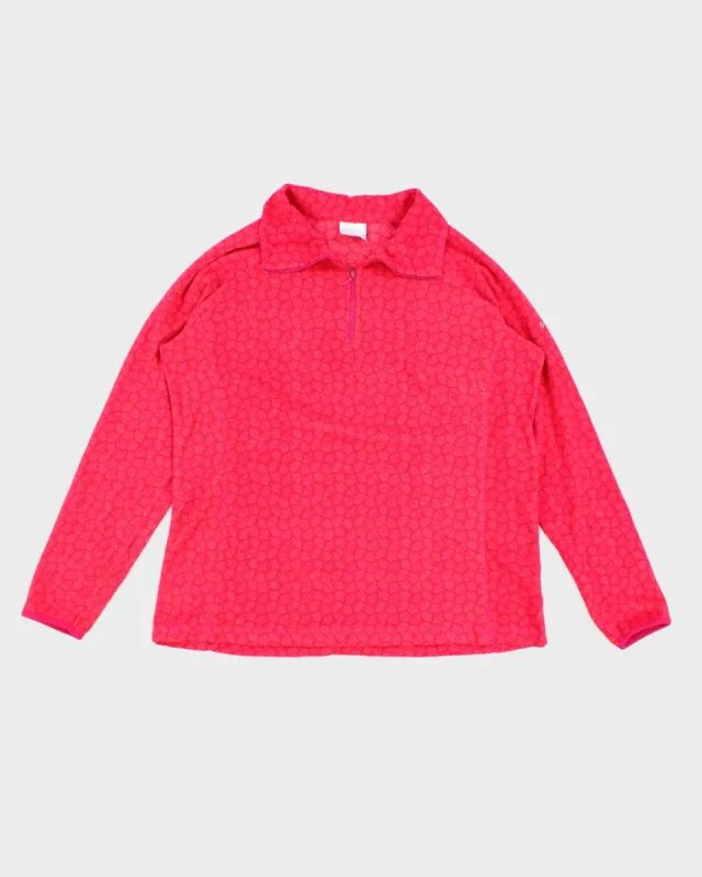 Columbia Quarter Zip Fleece Sweatshirt - S sold by Rokit