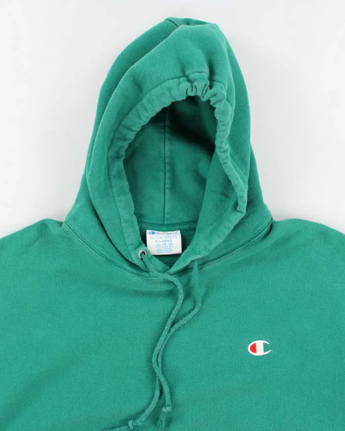 Men's Green Champion Classic Logo Hoodie - XL sold by Rokit product image thumbnail 3